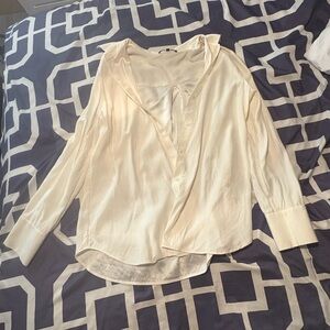 Off white dress blouse.